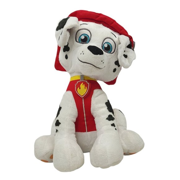 Nickelodeon Paw Patrol Marshall Puppy Plush Fire Dog Dalmatian 15" Stuffed Toy - Picture 2 of 11